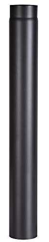 FIREFIX R120/1 ugnsrör, svart, ⌀ 120 mm, längd: 1 000 mm