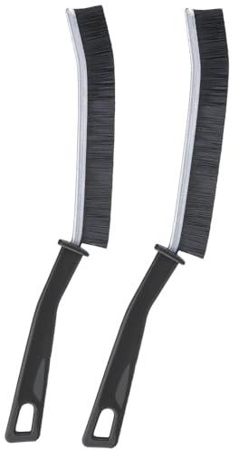 Crevice Cleaning Brush Pack of 2 Hard Bristle Gap Brushes for Household Use Grout Cleaner Small Hard-Bristled Tools for Home, Kitchen, Bathrooms, Tiles, Window Grooves