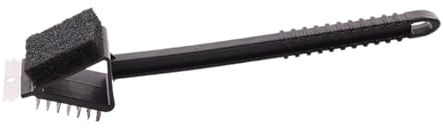 Sharplace Grillbürste, multifunktionale Grill-Reinigungsbürste mit langem Griff, bequemer Griff, spart Arbeit, Drahtbürste, Grill-Reinigungsbürste