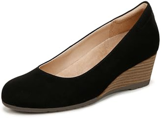 Dr. Scholl's Womens Be Flex Pump Black Fabric 9 W