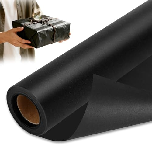 Staranry 38 cm x 10 m Papel de Regalo Rollo Grande Kraft Natural, Papel Regalo Cumpleaños, Papel Envolver Regalo para Artesanías, Arte, Pequeños Envoltorios de Regalo, Bodas, Cumpleaños, Navidad
