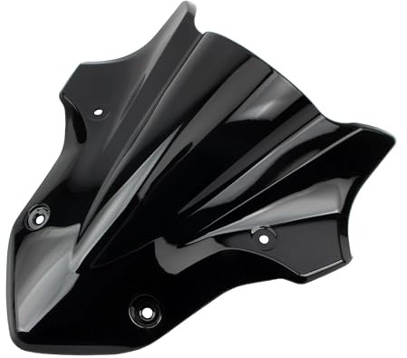 BDDXWSM Cupolino Anteriore Per Moto, Parabrezza, Deflettori Antivento Neri Per Per Z900 2017 2018 2019 Motocicletta Spoiler(Nero)