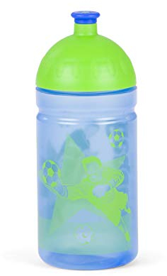 ERGOBAG LiBearo 2:0 Trinkblase, 20 cm, 0.5 Liter, Zig Zag Blue Green