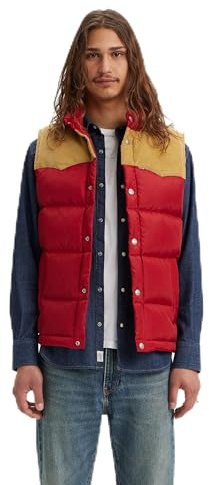 Levi's Mężczyźni Western Super Puffer Vest jeansväst (1-pack)