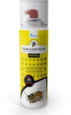 Insecticida contra avispas aerosol largo alcance | Zum-Kade Plus avispas | Formato 1 L