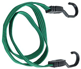 Connex Gepäckspanner - 20 x 700 mm - 2 Stück - Flache Spannseile mit robusten Kunststoffhaken - Dehnbar & reißfest - Zur Ladungssicherung aller Art / Spanngummi mit 2 Haken / Expander / DY270656