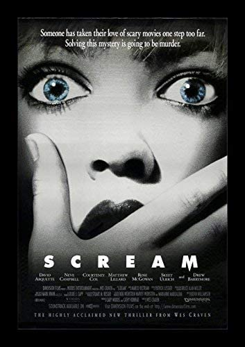 Peels4u Scream 1996 Cult Vintage Slasher Horror Film Movie Poster Print A3 A4 (A3)