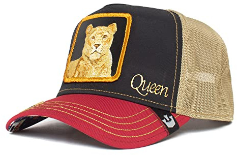 Goorin Bros. Carte Blanche-Casino Queen - Cappellino da Camionista, Regolabile, Colore: Nero, Trucker-Queen-Black#30775, Taglia Unica
