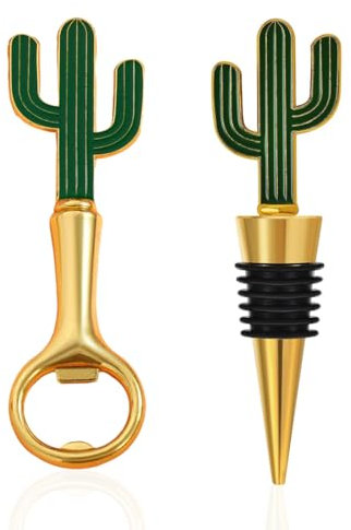 VONJUMA 2 Pezzi Apribottiglie E Cavatappi Cactus Apribottiglie Portatili Acciaio Inossidabile Apribottiglie Da Birra E Vino Accessori Da Per Bar Per Feste