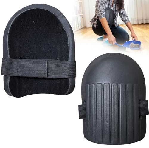 Knieschoner 1 Paar Garten Professionelle Knieschoner Fliesenleger Arbeiten Knieschützer,Anti-Kollision Anti-Rutsch Knieschutz,Einstellbar Kniepolster für Gartenarbeit Bau Motorrad und Heimwerker (A)