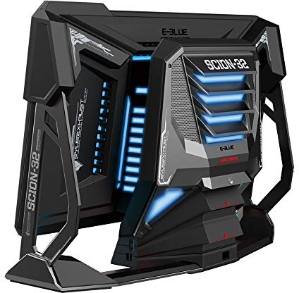 E-BLUE - Barbone Gamer avec Moniteur Ecran 32 4K 1920x1080 / 144Hz SCION-32 - EPC007BKAA-IU