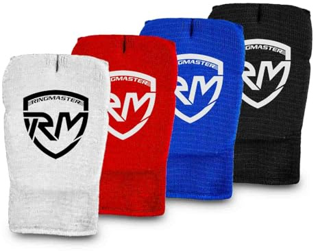 RingMaster Sports Kids Elastic Hand Pads Slip on Mitts Martial Arts Karate