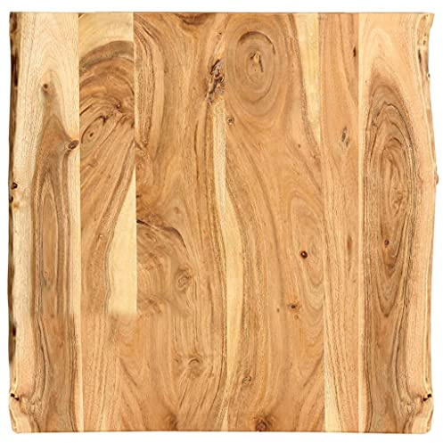 vidaXL Massive Akazienholz Tischfläche 60 x 60 x 2,5 cm