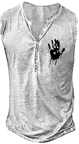 Boys Vests Summer Tops for Men Tops for Men UK Loose Fit Vest Beach Palm Vest UK Couples Gifts White