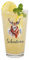 Herz & Heim® Trinkglas mit Wildtier Motiv und Wunschname bedruckt (Hirsch)