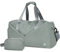 Ceneda 20 Sports Gym Bag Duffel Bag with Wet Pocket & Shoes Compartment Portable Overnight Weekender Bag Travel Bag Yoga Bags for Women (Dark Gray)