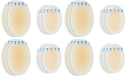 RDNKVB 24pcs Vesciche Piedi Cerotti Vesciche Tallone Impermeabile Invisibile Blister Cuscino Cerotti Vesciche Piedi Cerotti Vesciche Sport per Tallone Piede e Protezione della Pelle