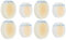 RDNKVB 24pcs Apósitos Apósitos protección del talón y la piel protectora Parche para Los Pies