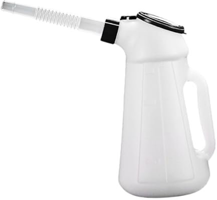 Luwecf Ölkrug mit Ausguss, Ölmessbehälter, Mehrzweck Ölkannen Motorspender für Industriegaragen, Fahrräder, Schmierwagen, 1.2l 23.5 Cm