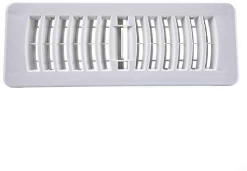 Ventilazione centrale per aria condizionata a pavimento, griglia di scarico stabile copertura di ventilazione per scarico interno e riduzione del rumore (7,6 x 25,4 cm)