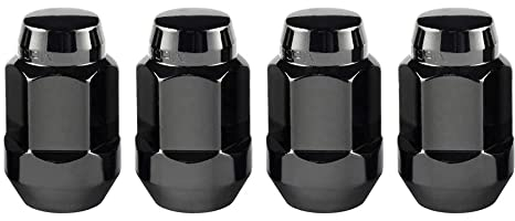 MCGARD 64015 Black Bulge Cone Seat Style Lug Nuts (M12 x 1.5 Thread Size) - Set of 4