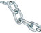 Faithfull FAICHAL810 CHBALLNP1 Zinc Plated Chain 8mm x 10m Reel - Max. Load 450kg, Silver