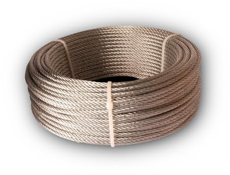 Chapuis - Câble de Traction Gainé PVC - Acier Dur Galvanisé - Charge de Travail Indicative 97 kg - Diamètre 3/5 mm - Longueur 10 m - levage et Remorquage