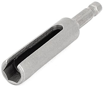 sourcing map Hex Steckschlüssel Schlitz Verlängerung Treiber Bit Power Tool, 80 mm/14 mm de