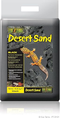 Exoterra Sable pour Reptiles Desert Noir 4,5 kg