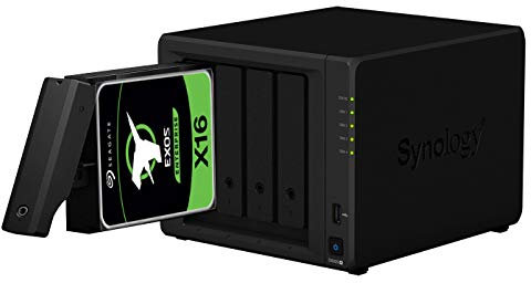 Synology DS920+ - Servidor Syno NAS, de 8 GB, Seagate Exos X16 de 56 TB (4 x 14 TB)