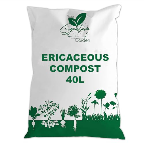 Laeto Ericaceous Compost | Organic Acidic Potting Soil for Outdoor Plants | Ideal for Azaleas, Rhododendrons, Blueberries, Camellias & Citrus | Recyclable Bag 40L