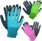GAVOROHANS 3 Pairs Gardening Gloves Superior Grip Work Gloves Durable Comfortable Breathable Multipurpose for Gardening Construction, Logistics,Warehousing,Landscaping (3Pairs Medium)