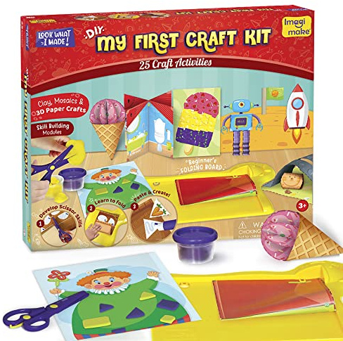 Imagimake My First Craft Kit, 25 Mess-Free Activities for Toddlers