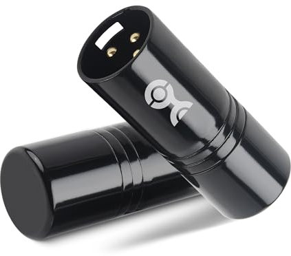 Cable Matters 2-Pack 120 Ohm 3-Pin XLR Terminator/DMX Terminator - Optimal Signal Integrity for Lighting and Audio Systems