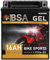 BSA YTX16-BS GEL Motorradbatterie 12V 16Ah 255A/EN Batterie doppelte Lebensdauer entspricht 51422 YTX16-4 YTX16BS ETX16-BS vorgeladen auslaufsicher wartungsfrei ersetzt 14Ah