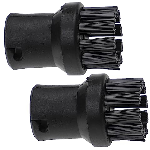 vhbw 2X Rundbürste kompatibel mit Kärcher SC 2 Deluxe EASYFIX, SC 2 Deluxe EasyFix Premium Dampfreiniger - Dampfbürste