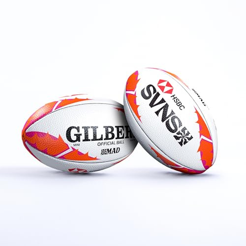 BALÓN Rugby Gilbert Replica Mini HSBC SVNS Madrid, Talla Mini