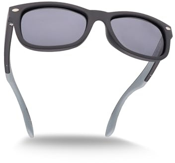 ActiveSol Gafas de sol para niños a partir de 6 años, gafas de sol polarizadas para niños y niñas, protección UV400, sin BPA y flexibles, negro, gris