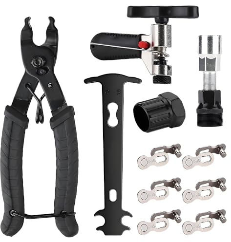 SXCCNW Bike Chain Tool Set, Bike Chain Splitter Tool, Mountain Bike Bicycle Chain Tool Kit, Bike Chain Removal Tool Set for Repair
