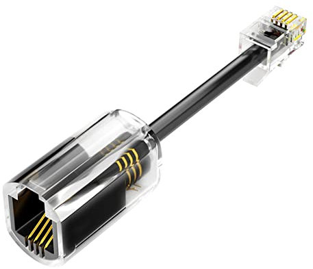 Xuancai Cavo telefonico girevole Districatore per telefono Cavo per cornetta telefonica Cavo rotante a 360 gradi Cavo per telefono anti-avvolgimento Districatore per cavo telefonico