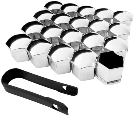 Bil hjulbult 21 mm hjulmutter lock skydd lock auto nav skruvskydd däck mutter bult exteriör dekoration 20 st tillbehör