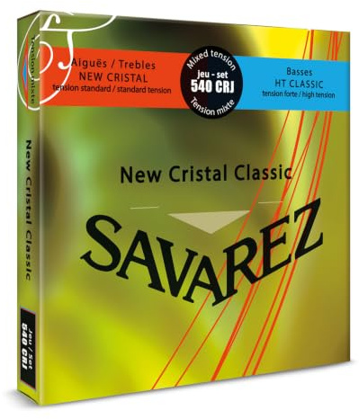 Savarez New Cristal Classic 540CRJ blandad spännsträngsats för klassisk gitarr