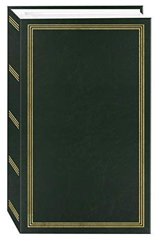3-Ring Photo Album 504 Pockets Hold 4x6 Photos, Hunter Green