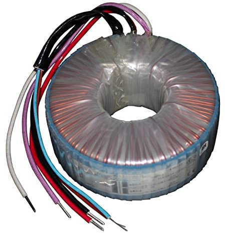 Lumonic transformador toroidal 230VA 2x12V para sistemas de audio, industriales, halógenos y de vía - tensión de entrada 230V - tensión secundaria 24V - modelo RSO-861757