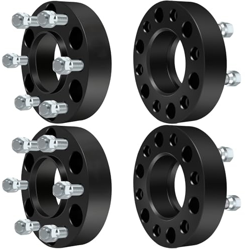 ECCPP 1.5 inch Hub Centric Wheel Spacers 6x135mm to 6x135mm 6 Lugs 14x2.0 for 2004-2014 for Ford for F-150 for Ford Expedition | 2003-2014 for Lincoln Navigator -4PCS