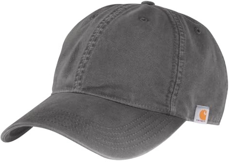 Carhartt Men's Cotton Canvas Cap, Gravel, One Size