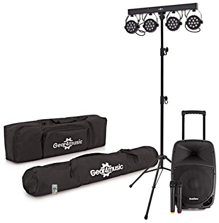 SUBZERO Portable PA with Party Lighting Package
