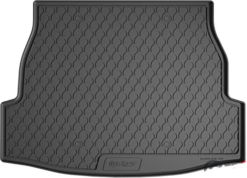 Gledring Rubbasol (Rubber) Trunk mat compatible with Toyota RAV4 V 2019- excl. PHEV & Suzuki Across PHEV 2020- (Upper variable floor & with spare wheel), Black