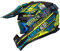 Broken Head Division MX Set - Motocross-Helm mit Motorrad-Brille - Motorradhelm für Supermoto, Quad - Crosshelm, Neon-Gelb-Türkis (L (59-60 cm))