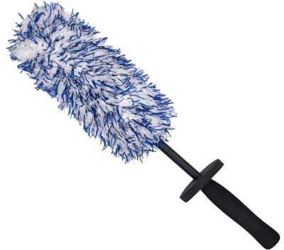 Car Wheel Brush Wheel Cleaning Brush, Soft Synthetic Wool, Metal-Free